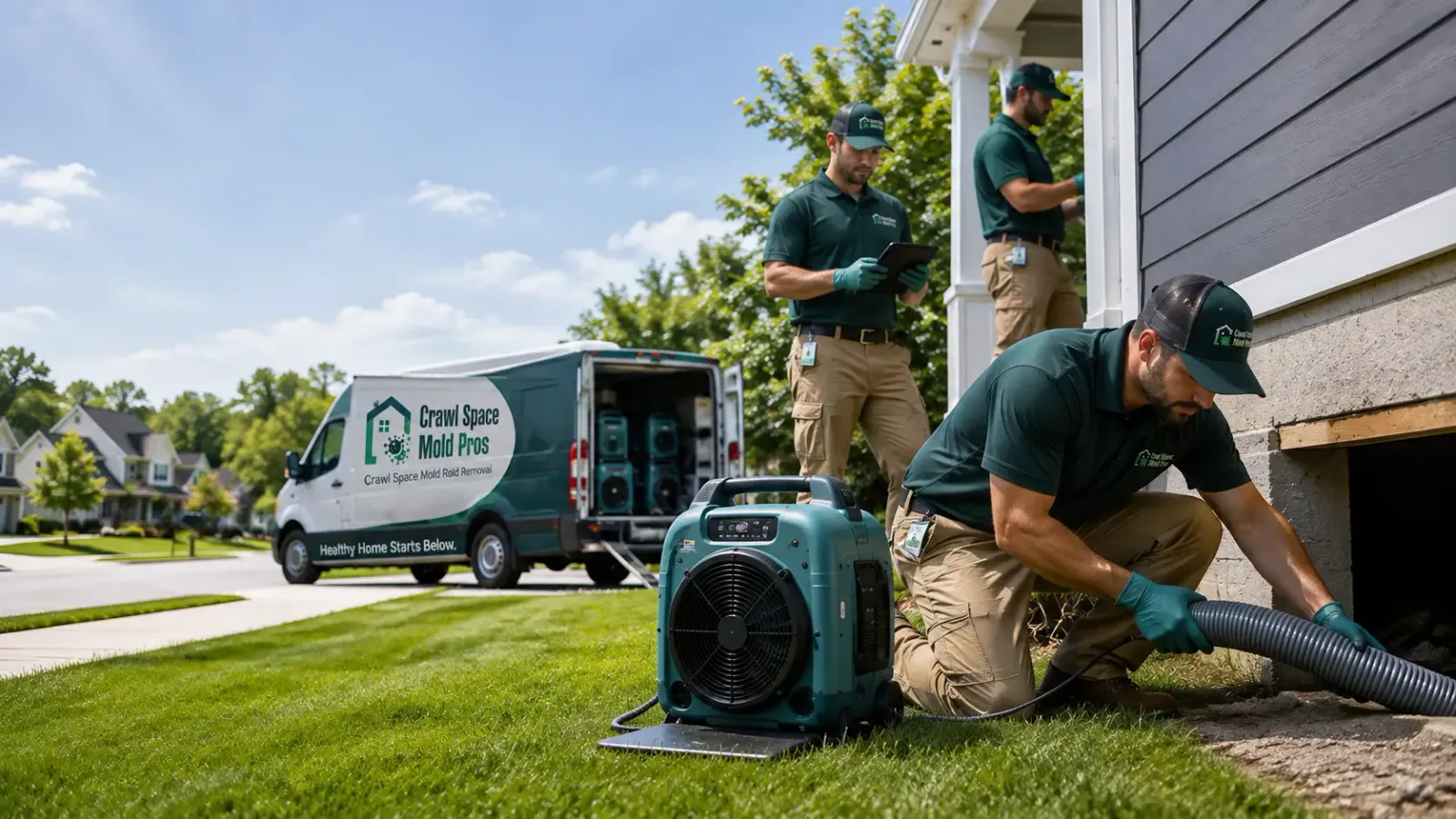 Crawl Space Mold Removal in Clifton, ID